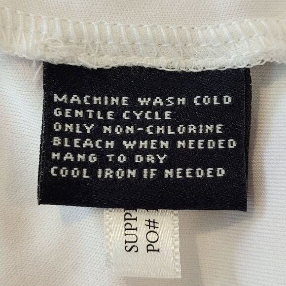 American Living Pink & White Polka-dot V-neck Ruched Cap Sleeve Dress Size 10 - Picture 9 of 9